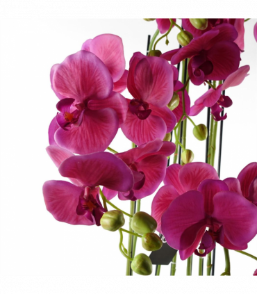 110cm Large Pink Orchid Plant Artifcial 41 REAL TOUCH flowers