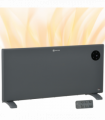 2000W Electric Convector Heater, Quiet Space Heater with LED Display, Grey