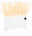 2000W Electric Convector Heater, Quiet Space Heater with LED Display, White