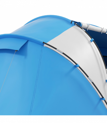 4-6 Persons Camping Tent Dome Family Travel Group Hiking Room Fishing Outsunny