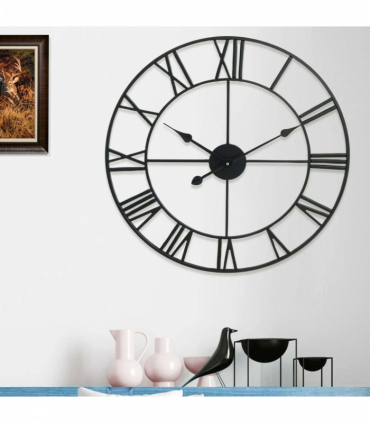 40CM LARGE ROMAN METAL CLOCK