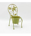 44CM LEAF GREEN SINGLE PLANTER