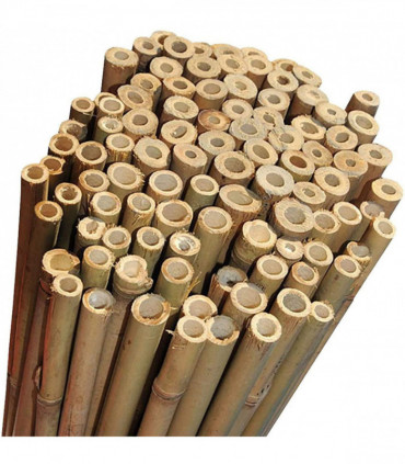Garden Bamboo Canes 4ft Natural Color Sticks 120cm Thickness 10-12mm