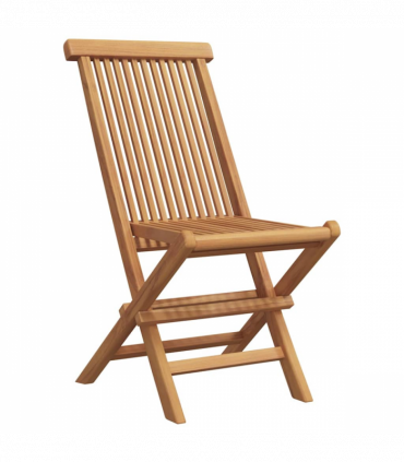 vidaXL Garden Dining Set 2 pcs Brown Solid teak wood