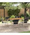 vidaXL Garden Dining Set 7 pcs Solid Wood Acacia