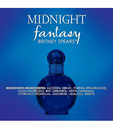 Britney Spears Midnight Fantasy Eau De Parfum Spray 50ml