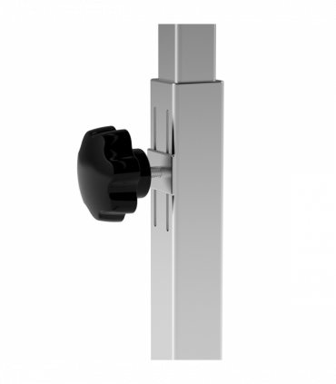 C-Shaped Mobile Table Sofa Over Bed Side Nightstand w/ Casters, Brake