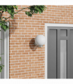 vidaXL Outdoor Wall Light Silver 29 x 25 x 33 cm Stainless steel