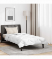 vidaXL Duvet with Pillow 2 pcs White 155 x 220 cm Microfibre