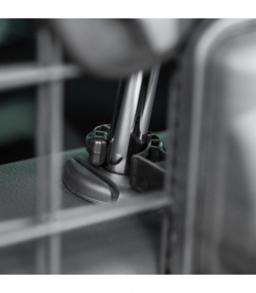 Dog Guard for Car Boot Adjustable Mesh Barrier Pet Headrest, 90-120W x 40.5H cm