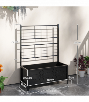 Durable Trellis Support for Climbing Plants - Enhance Garden Aesthetics