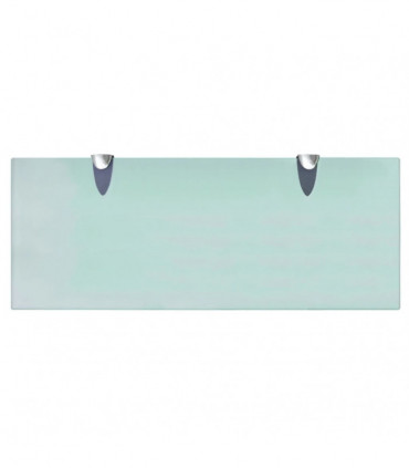 vidaXL Floating Shelves 2 pcs Glass 50x20 cm 8 mm