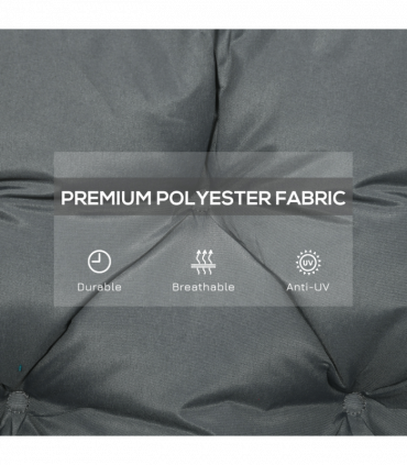 Garden Bench Cushion 2 Seater Swing Chair Cushion Outdoor Seat Pad