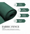 Green Fabric Fence 230gsm - 1.5m x 10m