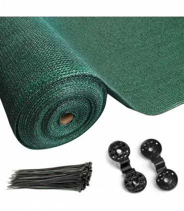 Green Fabric Fence 90gsm - 1m x 10m