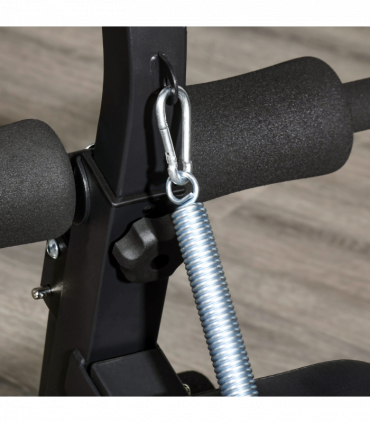 HOMCOM Foldable Dumbbell Bench Weight Training 7 Incline Adjustable, Blue