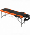 HOMCOM Portable Massage Table Beauty Therapy Couch Bed Spa Aluminum Orange