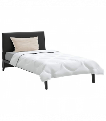 vidaXL Duvet with Pillow 2 pcs White 135 x 220 cm Microfibre