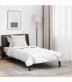 vidaXL Duvet with Pillow 2 pcs White 140 x 220 cm Microfibre