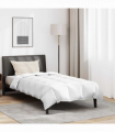 vidaXL Duvet Set with Pillow 2 pcs White 155 x 220 cm Down
