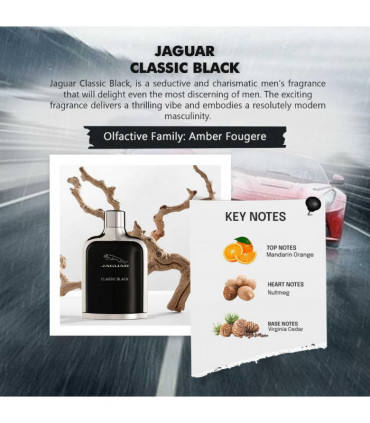 Jaguar Black Eau De Toilette Spray 100ml