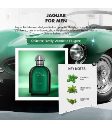 Jaguar For Men Eau De Toilette Spray 100ml