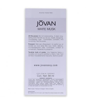 Jovan White Musk  Cologne Spray 88ml