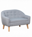 Kids Mini Sofa Children Armchair Seating Chair Bedroom Playroom Furniture Grey