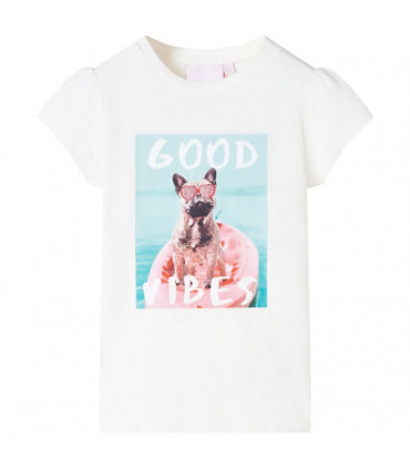 Kids' T-shirt Ecru 140