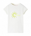 Kids' T-shirt Ecru 140