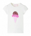Kids' T-shirt Ecru 92