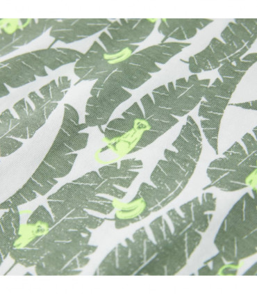 Kids' T-shirt Ecru and Dark Ivy 116