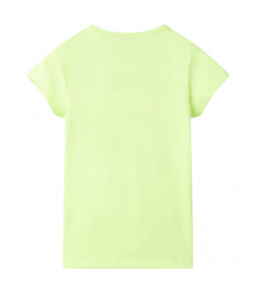 Kids' T-shirt Fluo Yellow 128