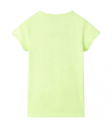 Kids' T-shirt Fluo Yellow 140