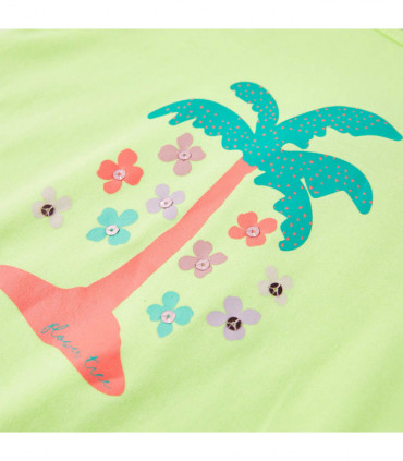 Kids' T-shirt Fluo Yellow 140