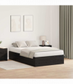 vidaXL Bed Frame Black oak 200 x 120 x 31.5 cm Engineered wood
