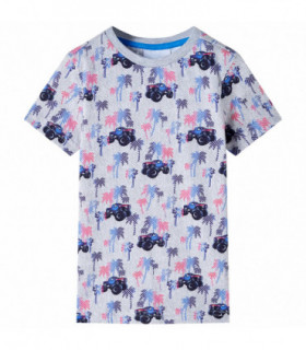 Kids' T-shirt Grey Melange 128