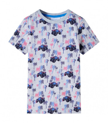 Kids' T-shirt Grey Melange 140