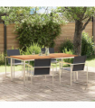 vidaXL Garden Dining Set 5 pcs Solid Wood Teak