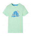 Kids' T-shirt Light Green 92
