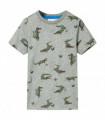 Kids' T-shirt Light Khaki Melange 128