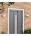 vidaXL Outdoor Wall Lights 2 pcs Silver 32 x 10 x 10 cm