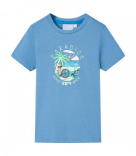 Kids' T-shirt Medium Blue 92
