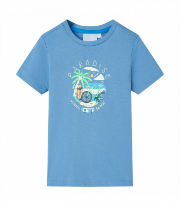 Kids' T-shirt Medium Blue 92