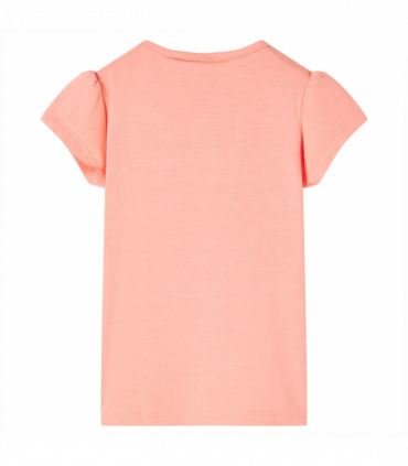 Kids' T-shirt Neon Coral 128