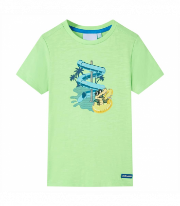 Kids' T-shirt Neon Green 140