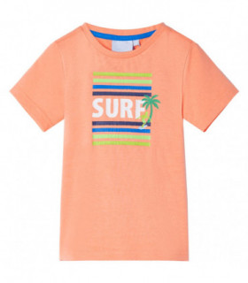 Kids' T-shirt Neon Orange 104