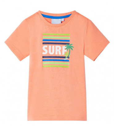 Kids' T-shirt Neon Orange 92