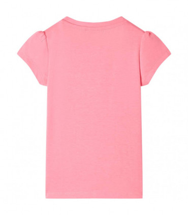 Kids' T-shirt Neon Pink 104