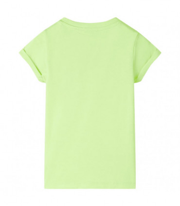 Kids' T-shirt Neon Yellow 116